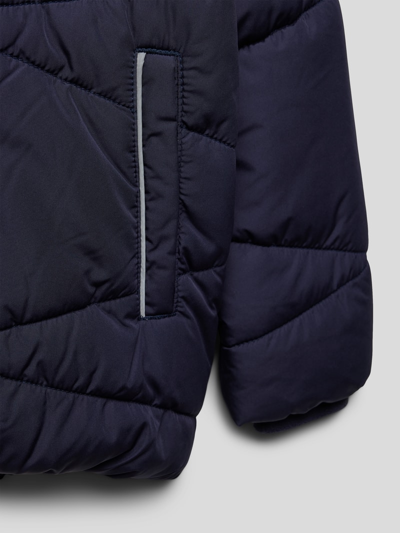 Jacke mit Reißverschluss in marineblau