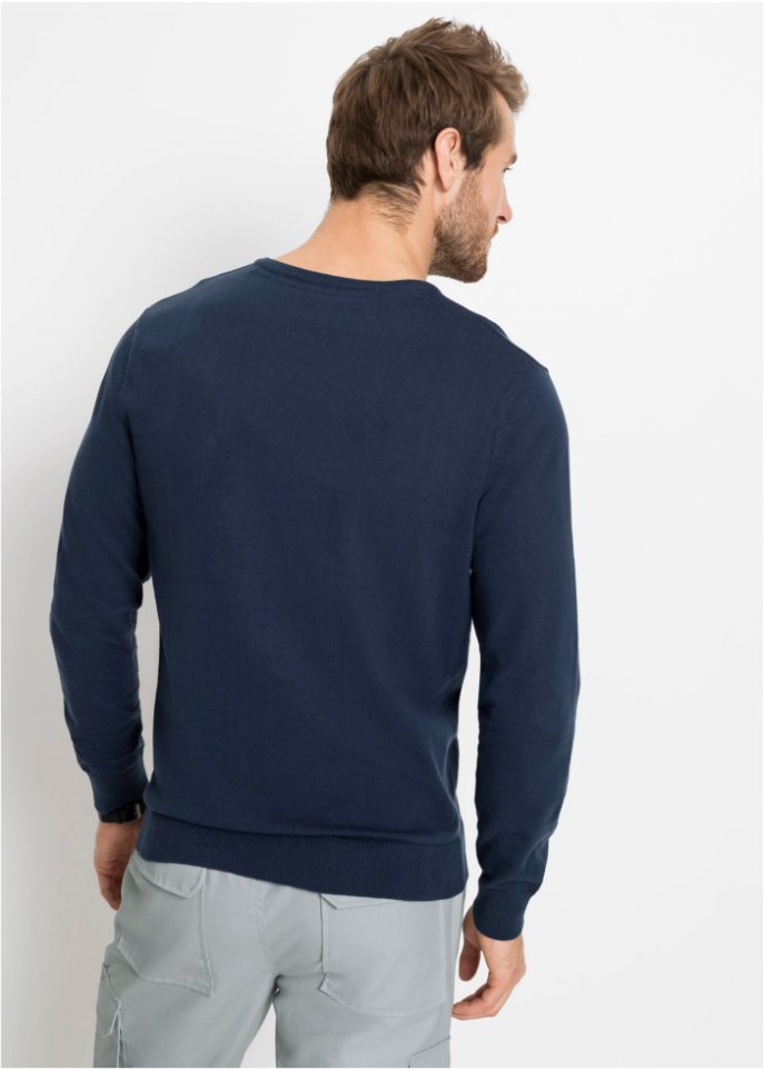 Pullover mit V-Ausschnitt