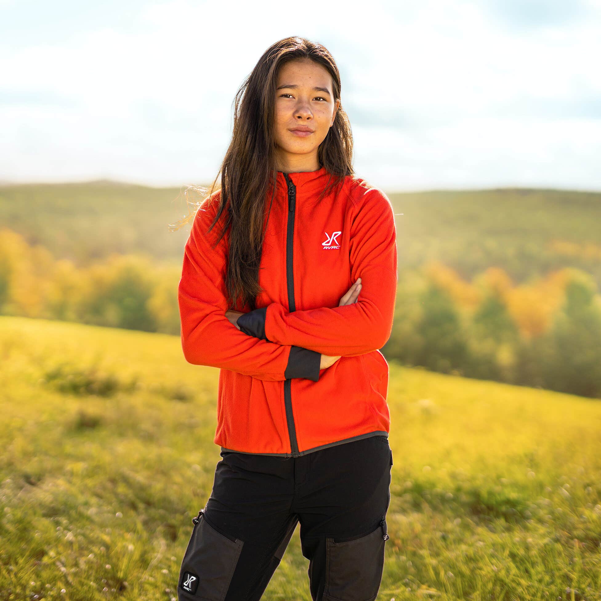 Trekker Fleece Teens Forest Night