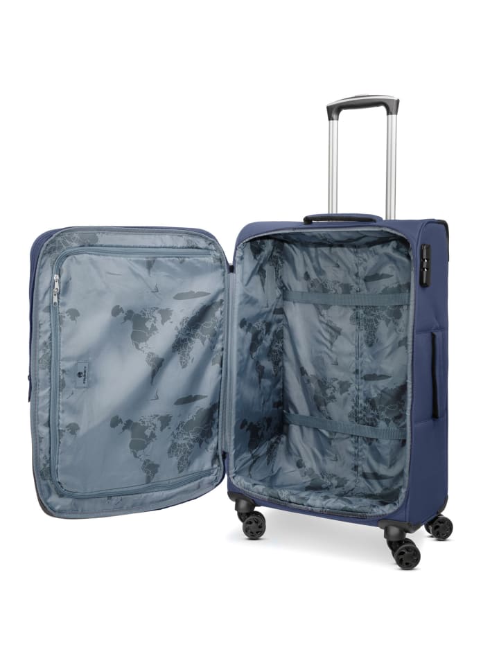 Franky Melbourne 3.0 4-Rollen Kofferset 3tlg. mit Dehnfalte in dark blue günstig kaufen onesize