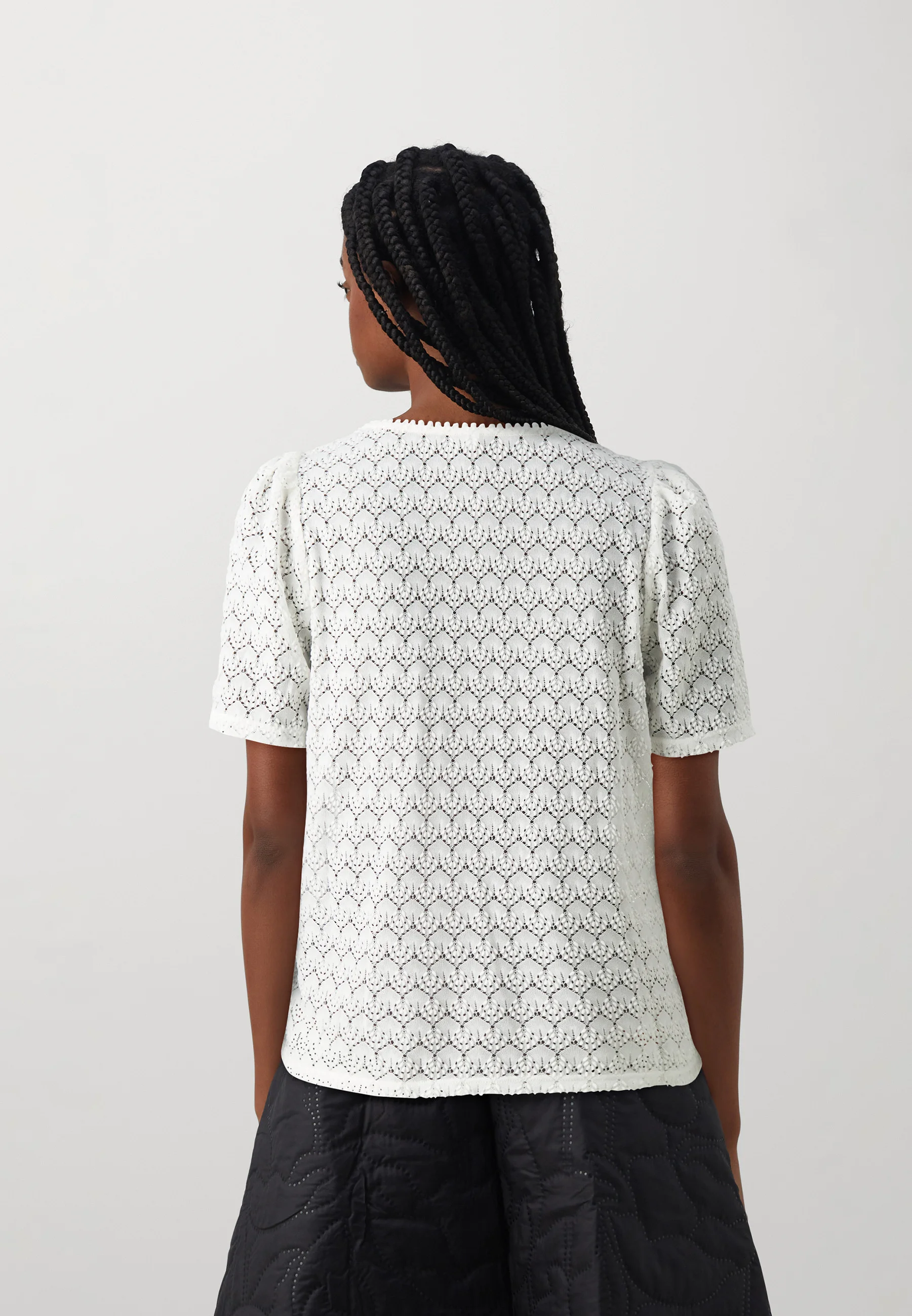 ONLY ONLLEA SS RUFFLES NOOS - Blusa