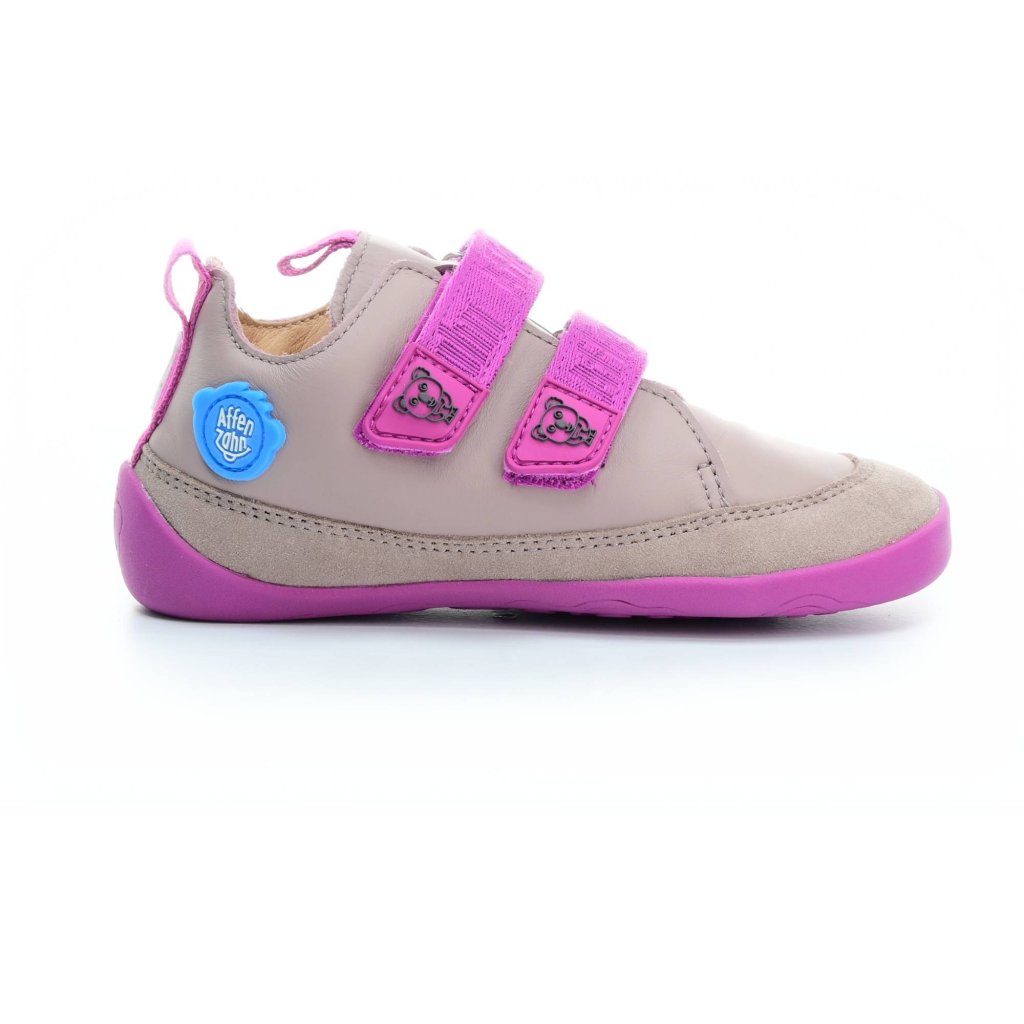 Affenzahn Barfußschuh Leder Buddy Koala Klett