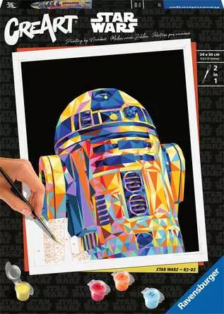 CreArt Star Wars - R2-D2 - Malen nach Zahlen für Erwachsene