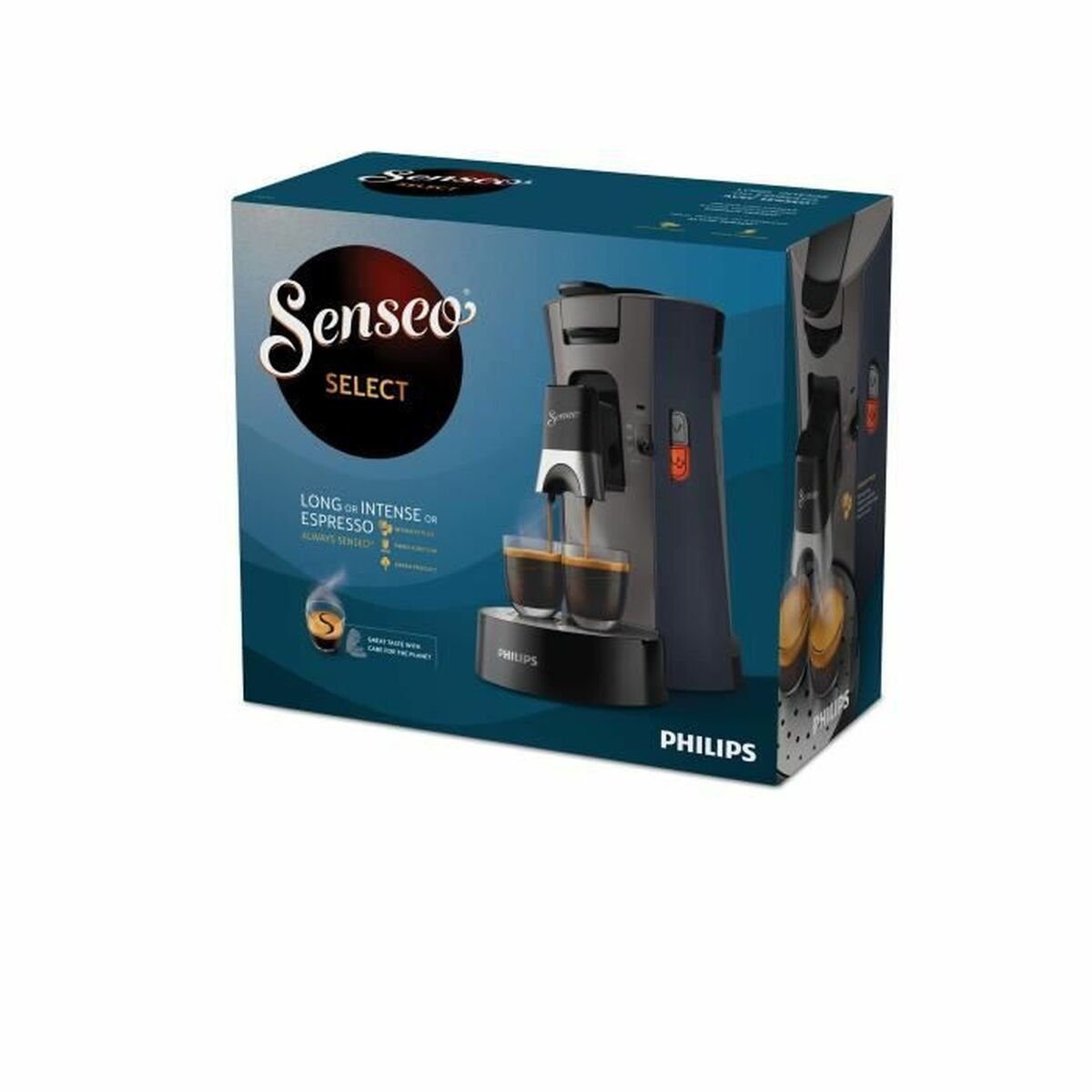 Philips Kapselmaschine Kapsel-Kaffeemaschine Philips Senseo Select CSA240 71 900 ml