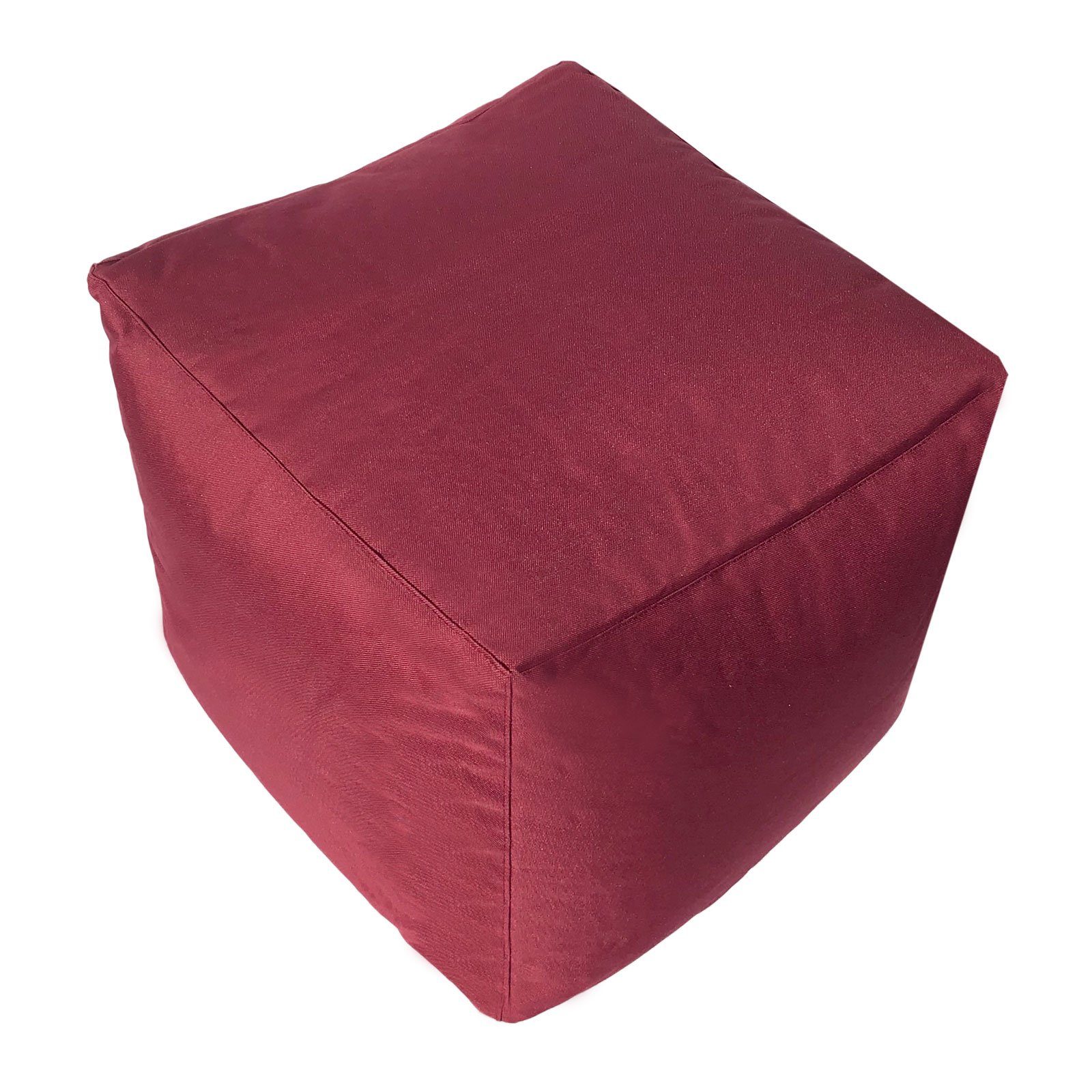 Minara Sitzhocker Sitzwürfel Sitzhocker Fußhocker Bodenkissen Bamba wasserfest 45cm