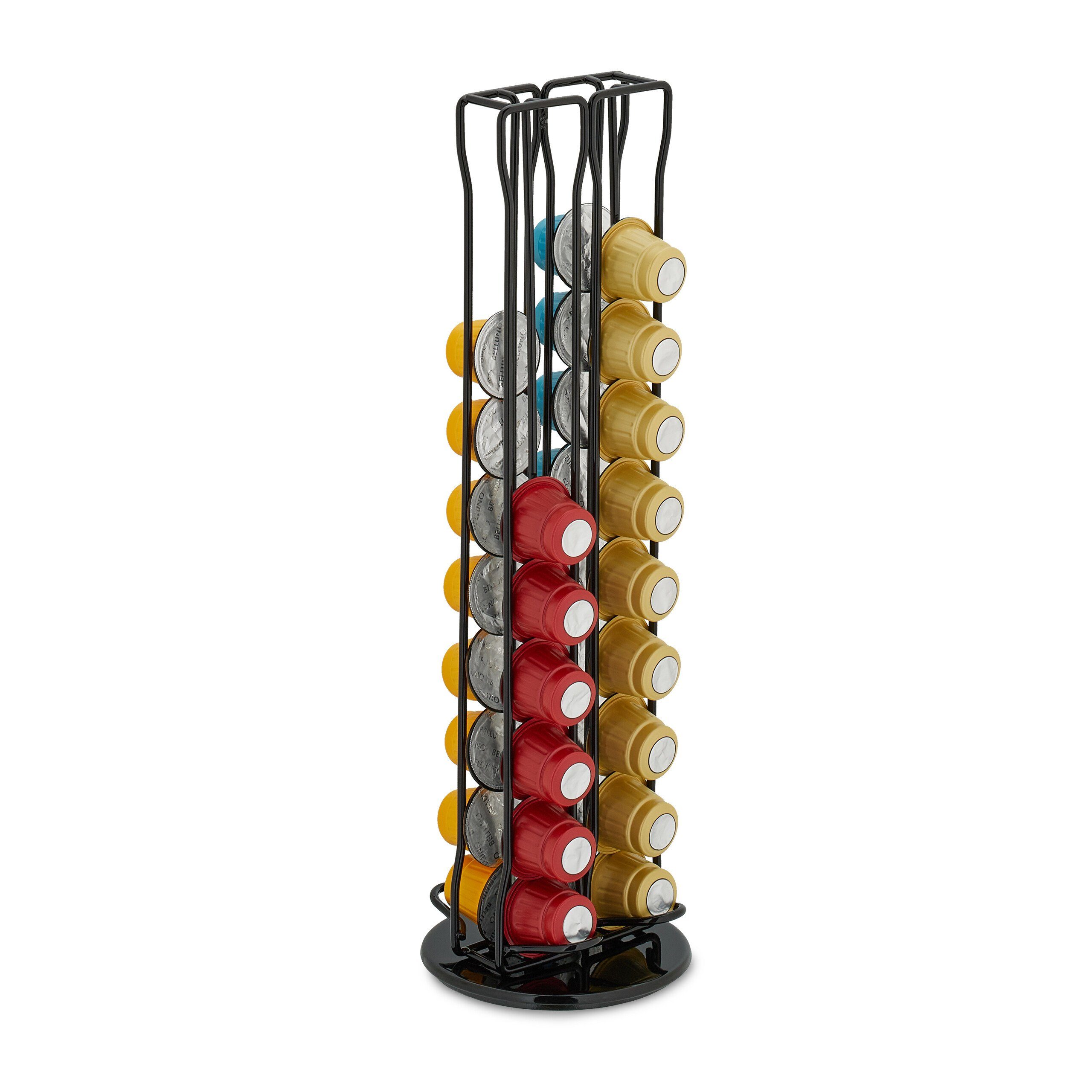 relaxdays Kapselhalter Nespresso Kapselhalter für 40 Kapseln
