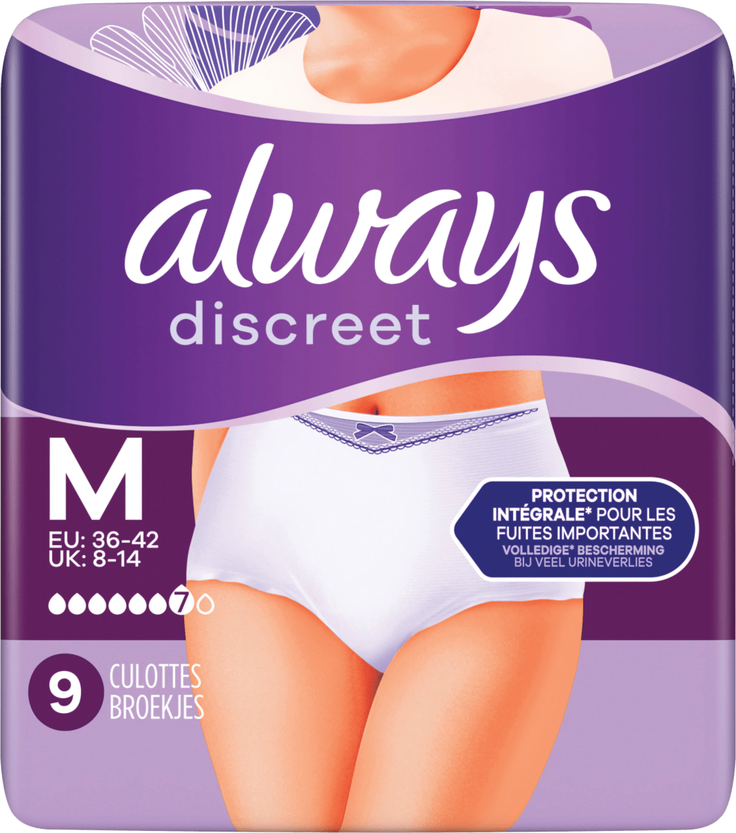 discreet Pants Inkontinenz Gr. M Plus, Vorteilspack (4x9 St), 36 St