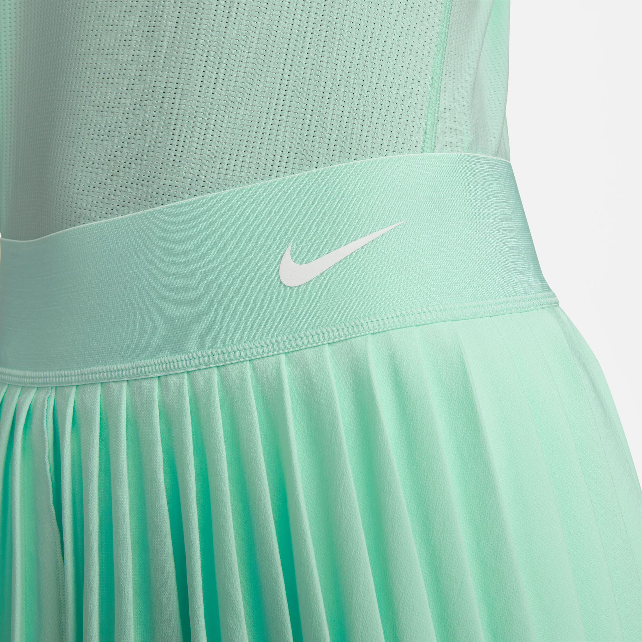 Court Dri-Fit Advantage Pleated Rock Damen - Mint, Weiß