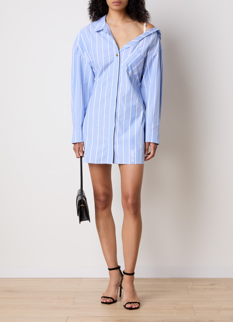 Jacquemus Mini bluza-haljina s asimetričnim ovratnikom