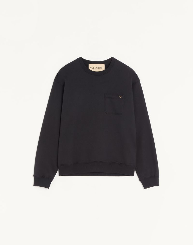 Valentino bomuldssweatshirt med Vgold