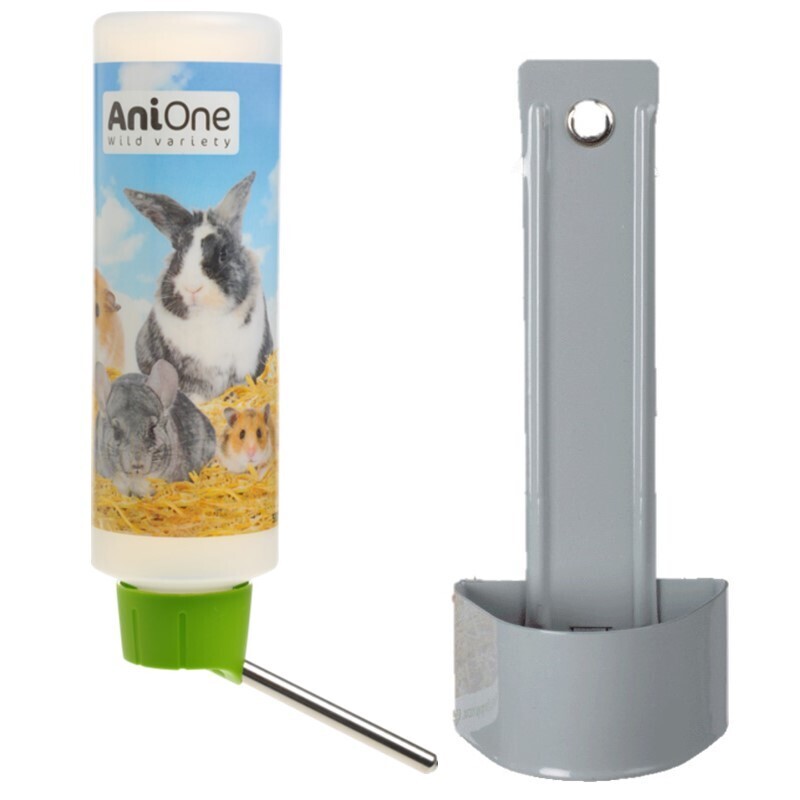 AniOne Käfigzubehör AniOne Trinkflaschenständer mit Flasche 250 ml
