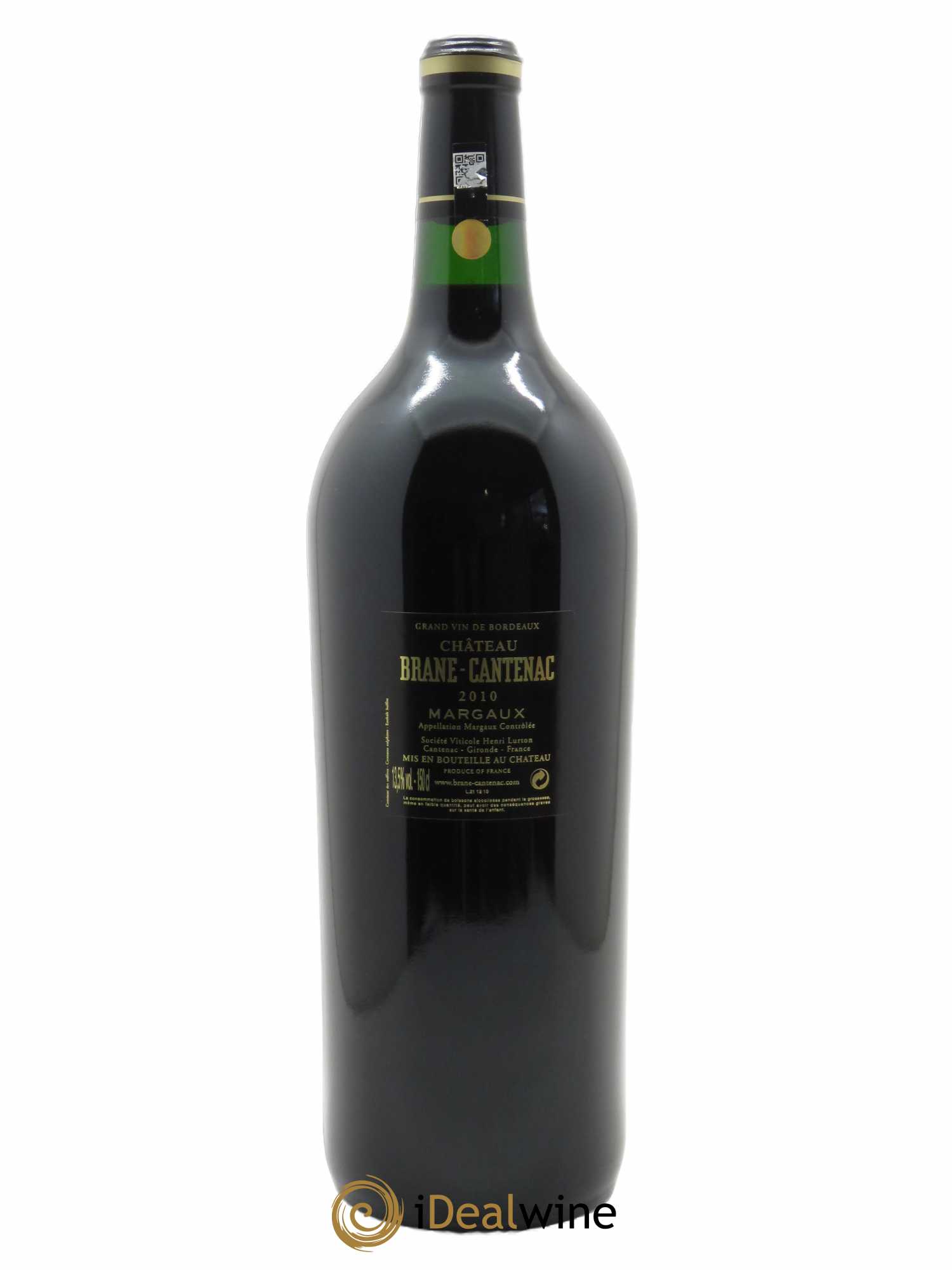 Château Brane Cantenac 2ème Grand Cru Classé (CBO à partir de 3 bts) 2010 - Lot de 1 Magnum