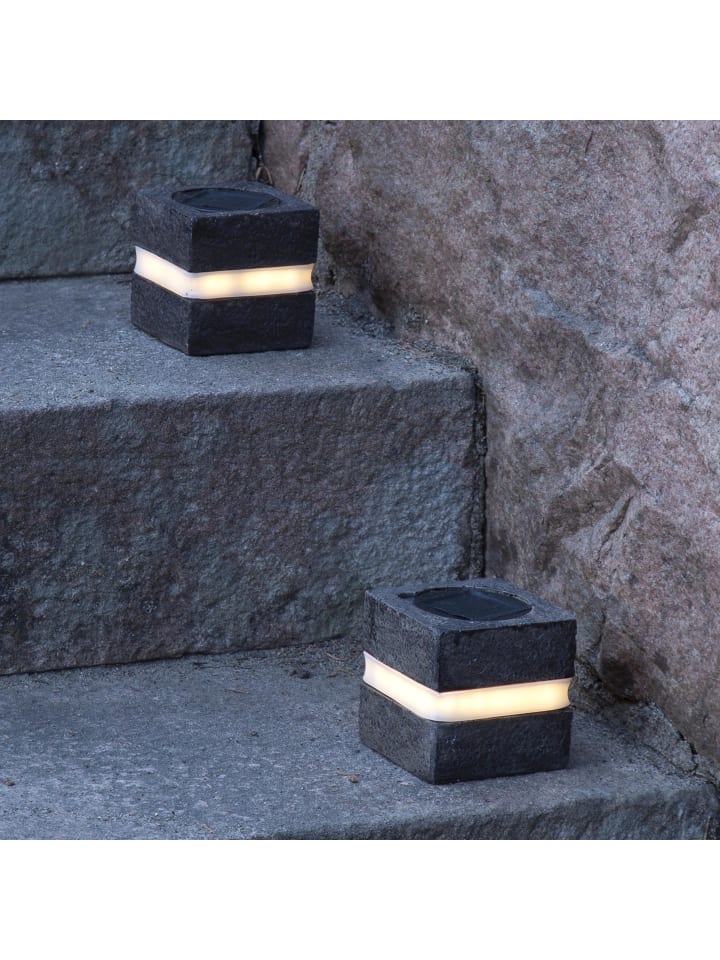 STAR Trading Solar Dekoration Stonecube, Würfel günstig kaufen onesize