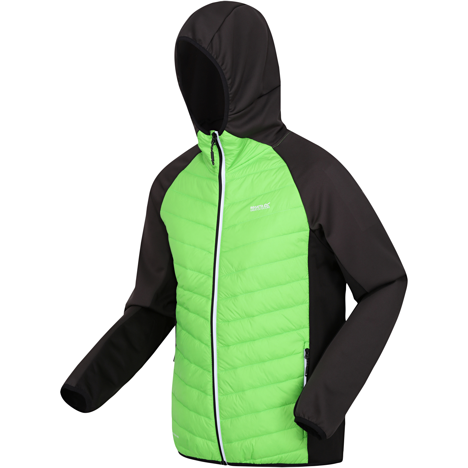 Regatta Herren Jacke Andreson VIII Hybrid (grau/grün)