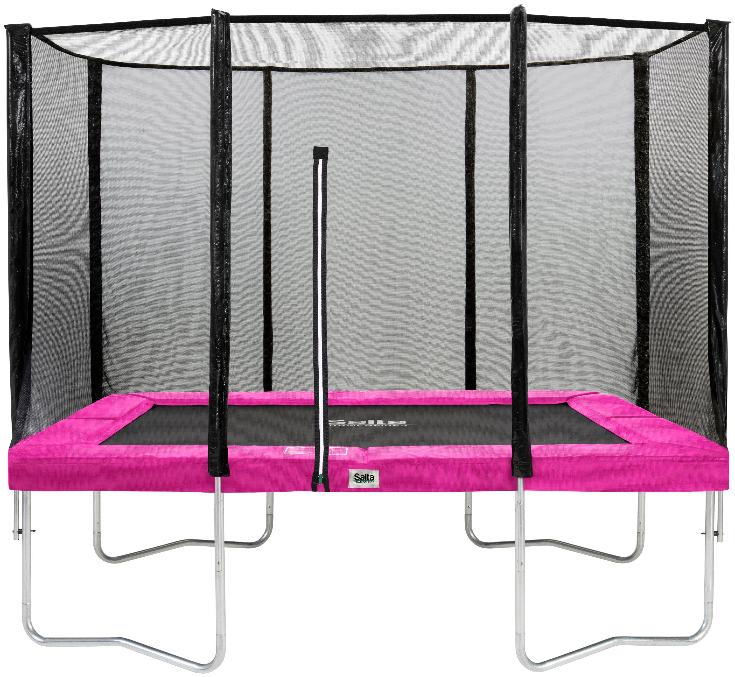 Salta Gartentrampolin Combo, Schutzrand pink