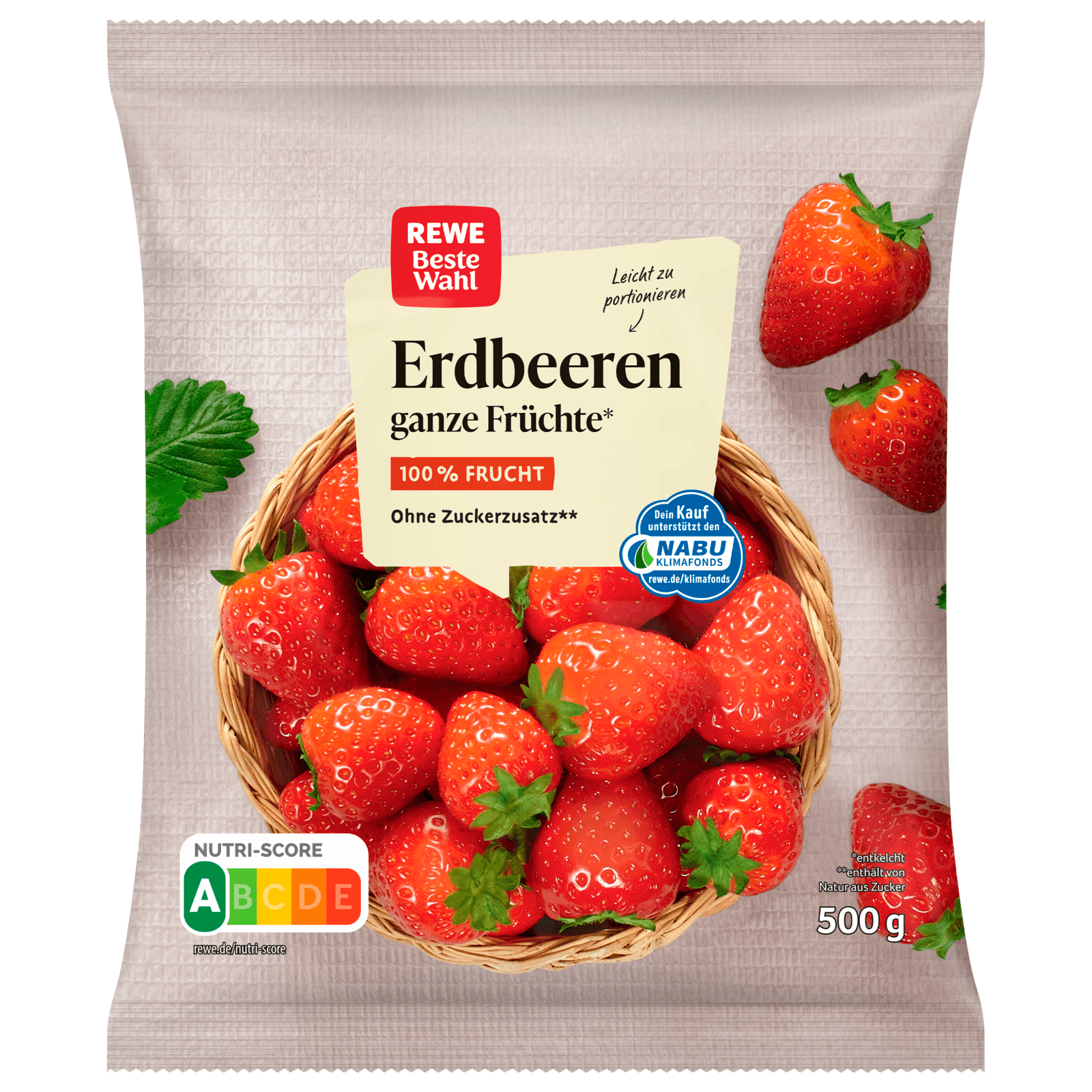REWE Beste Wahl Erdbeeren 500g