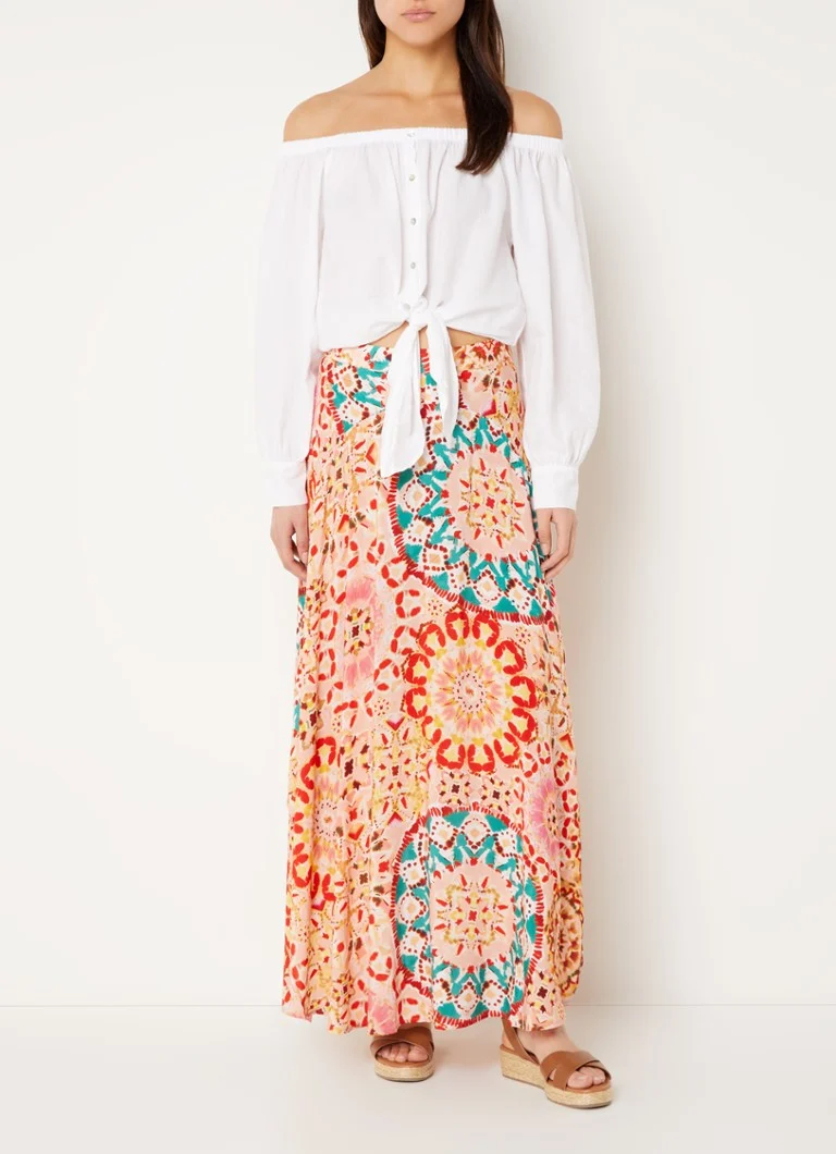 ba&sh Talena off-shoulder top with tie detail