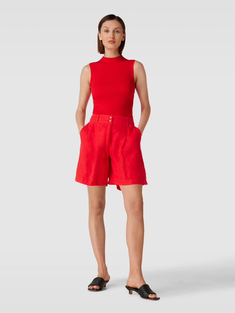 Bermudas mit Gesäßtaschen Modell 'Taweta' in rot