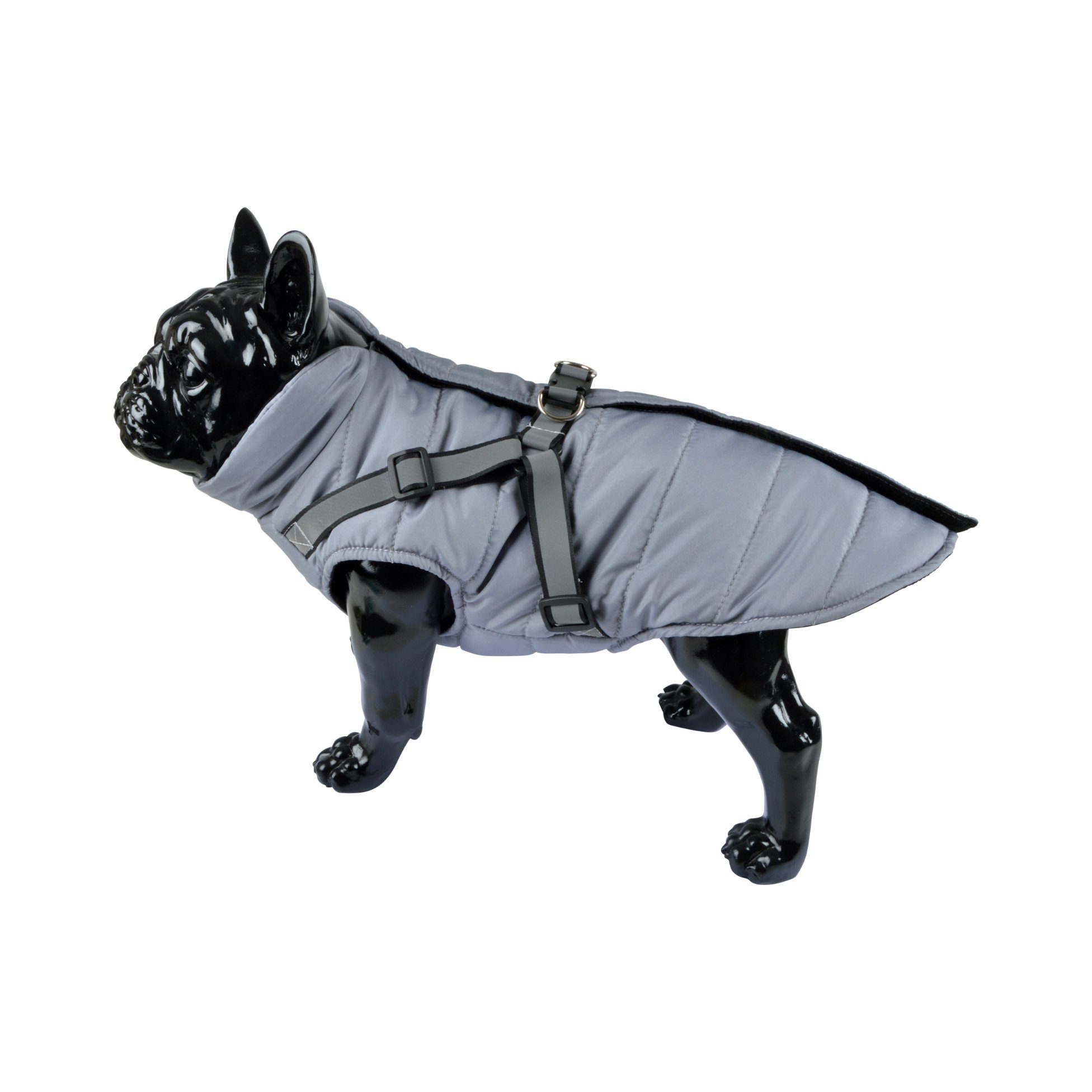 dynamic24 Hundejacke, mit reflektierendem Geschirr Winterjacke Hundemantel