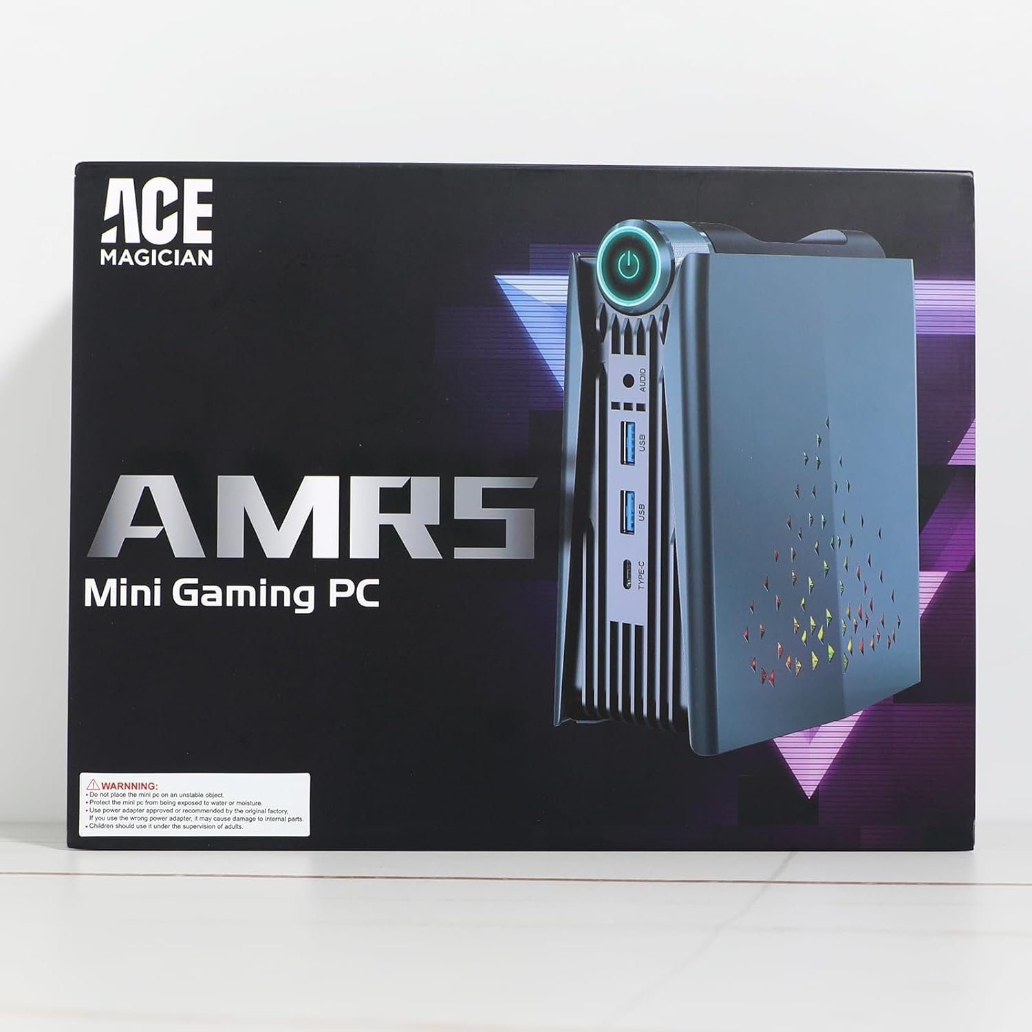 ACEMAGICIAN Mini-PC (AMD Ryzen 7, Radeon RX Vega 8, 32 GB RAM, 512 GB SSD, mit 3-Modi-Anpassung HDMI/DP/Typ-C-3-Bildschirm-Display, 2-WLAN und BT)
