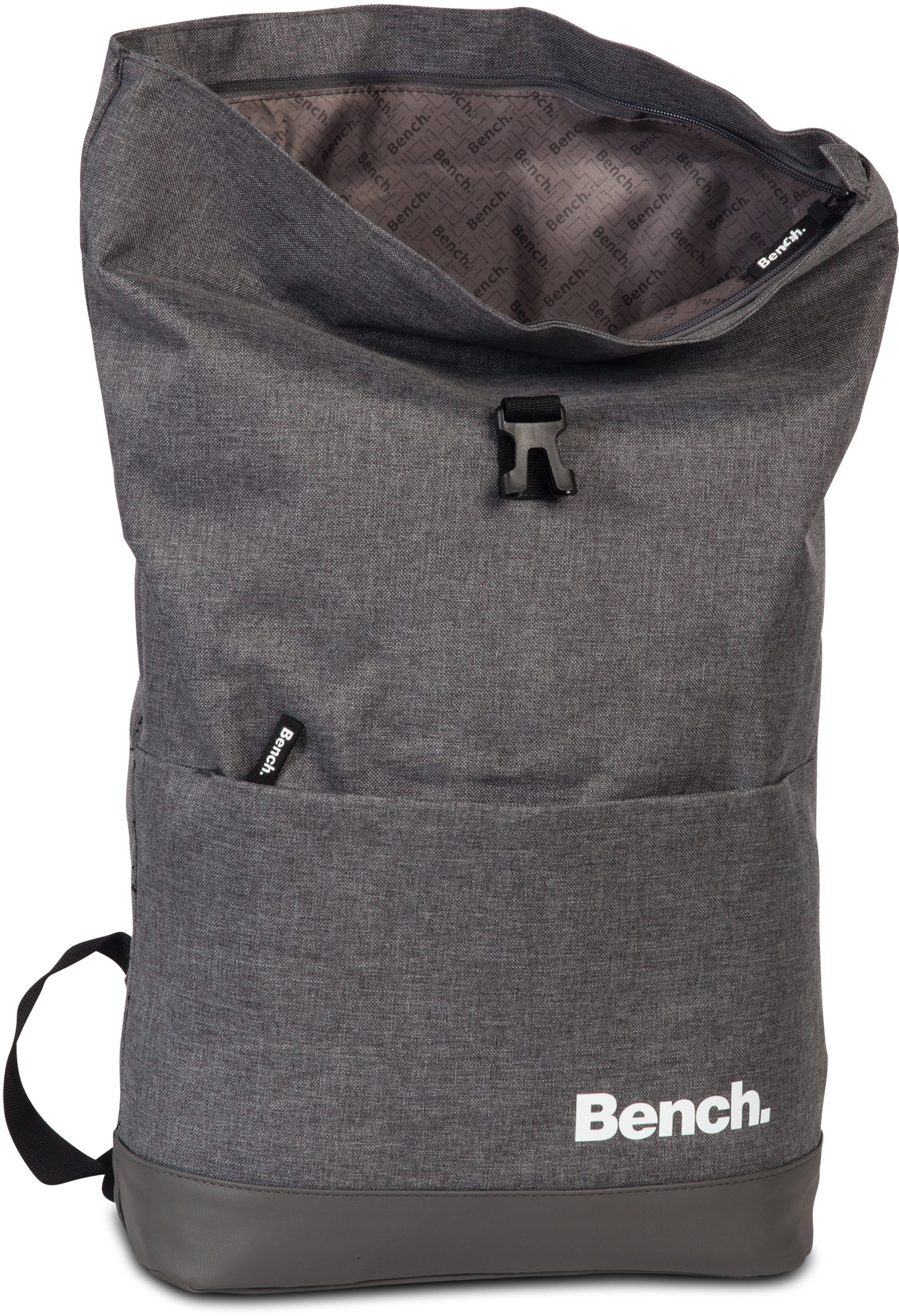 Bench. Laptoprucksack Roll-Top, dunkelgrau
