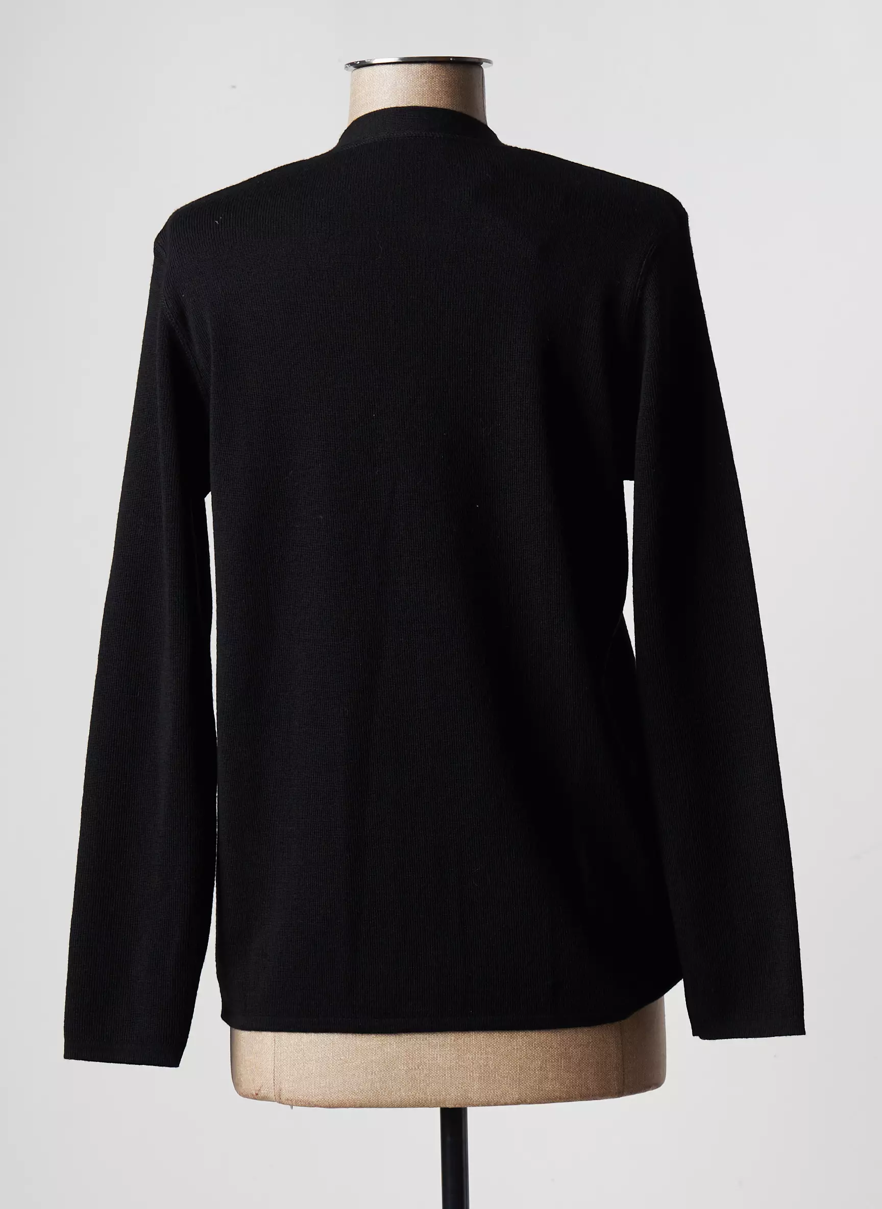 Fil Maille Cardigans Femme couleur noir