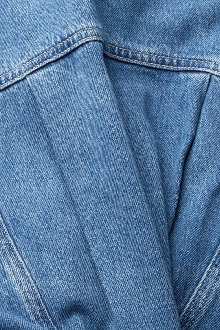 Jeansjacke mit Puffärmeln