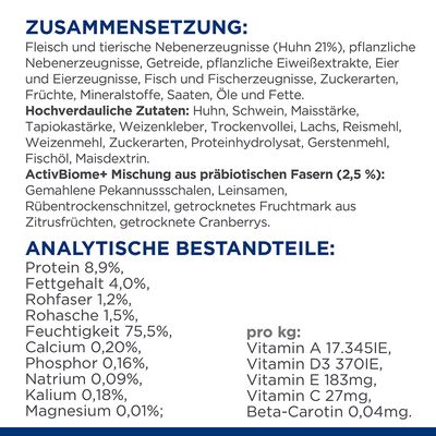 Hill's Prescription Diet Gastrointestinal Biome mit Huhn