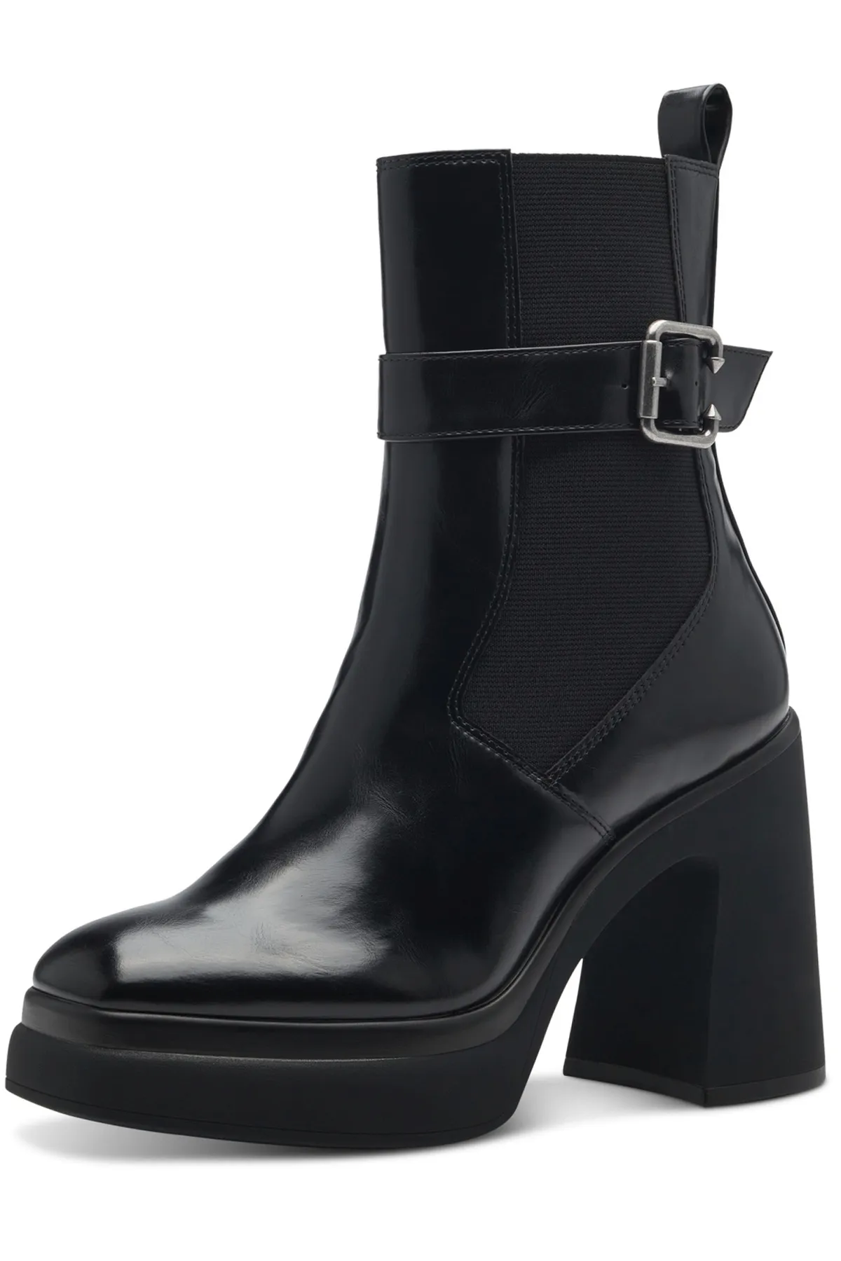 Tamaris  Stiefelette - Schwarz - Flacher Absatz