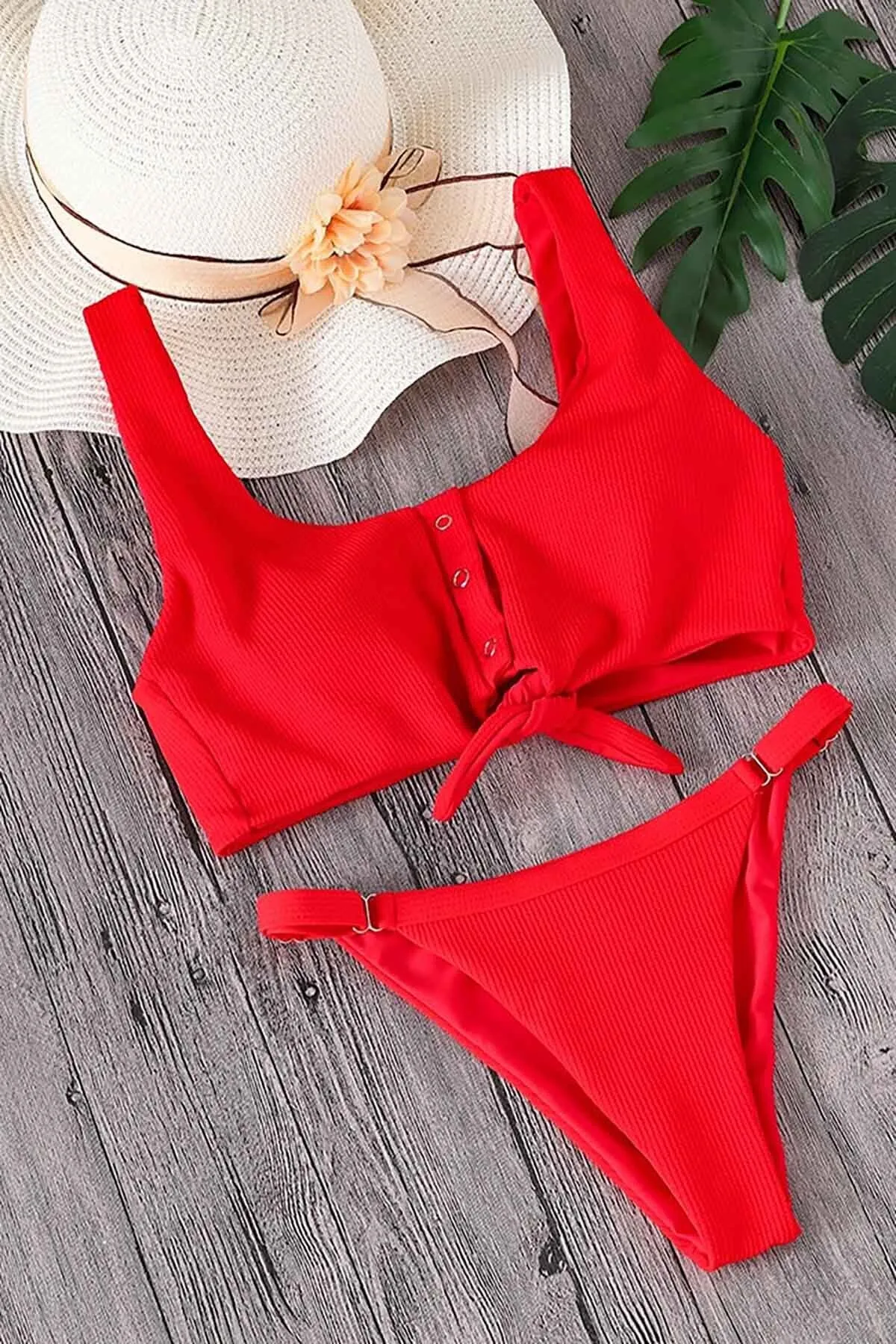 Angelsin  Rote Bikinihose Rot