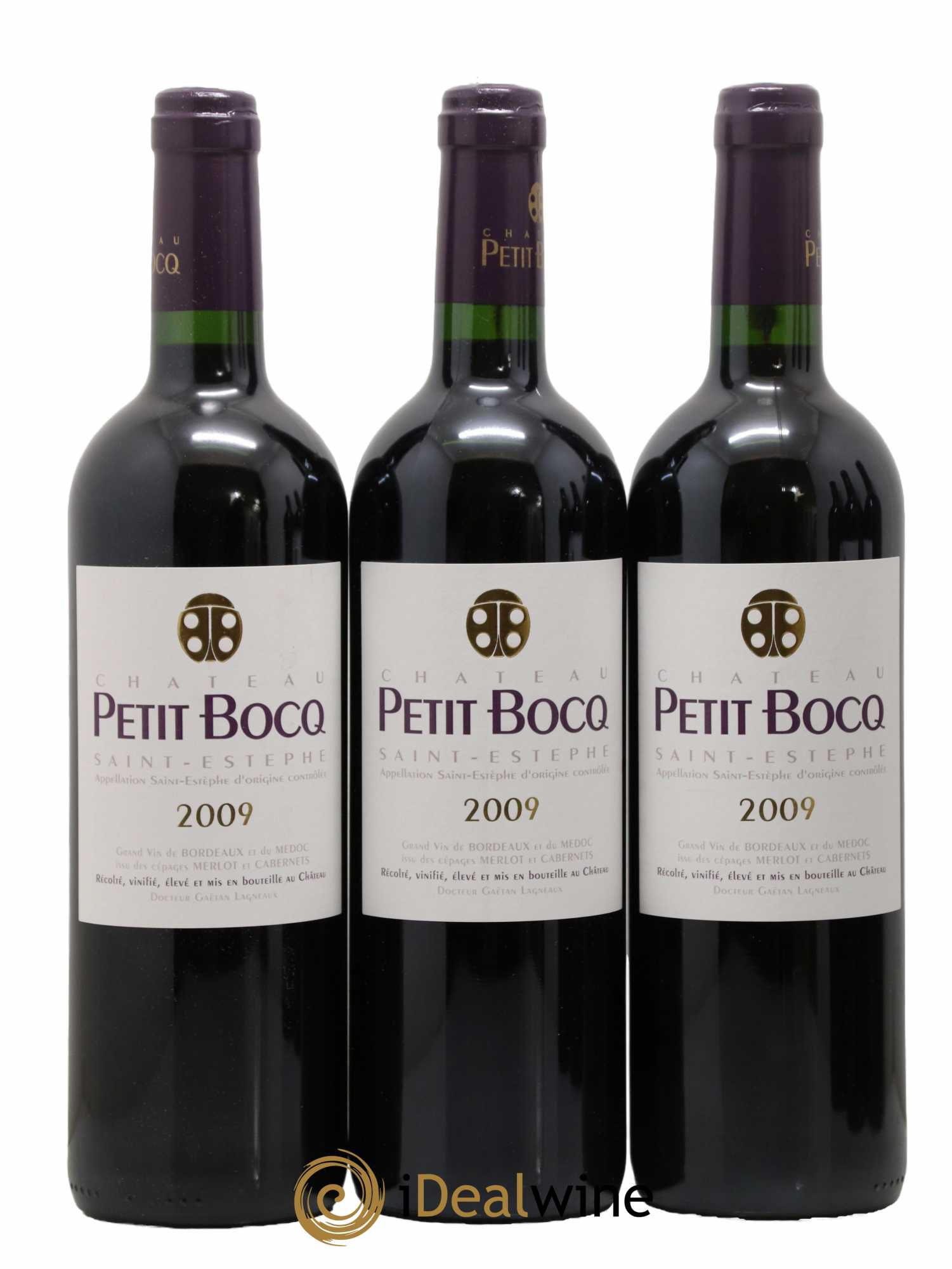 Château Petit Bocq Cru Bourgeois  2009 - Lot de 6 Bouteilles