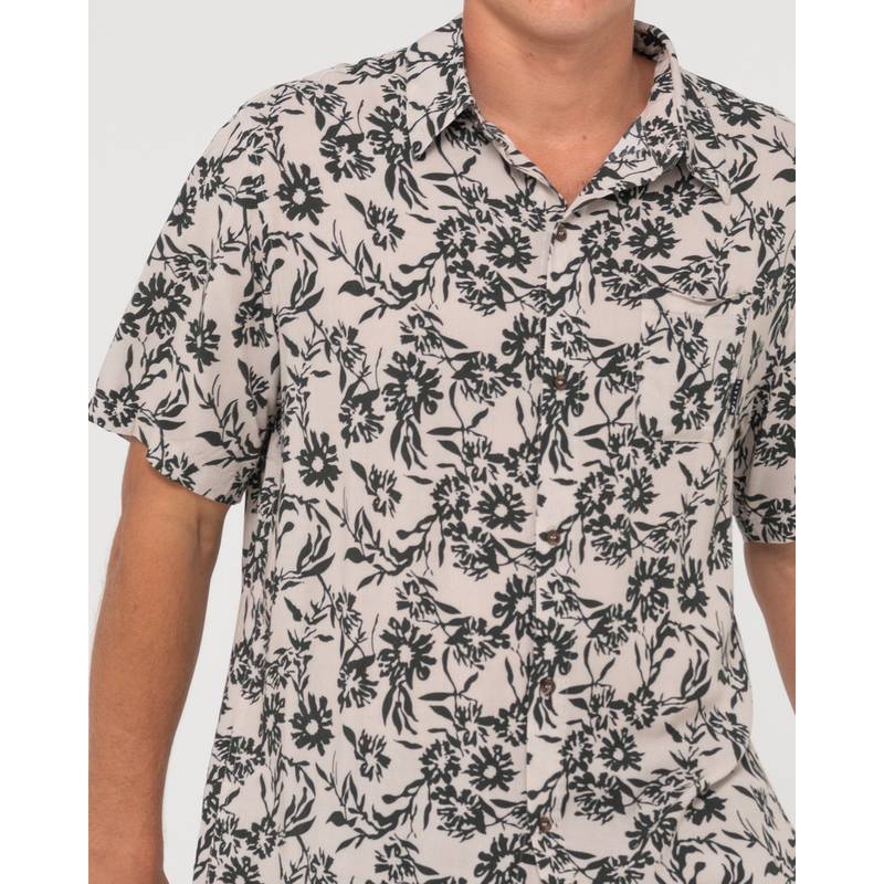RUSTY PYROTECHNICS SHORT SLEEVE SHIRT Kurzarmhemd Herren