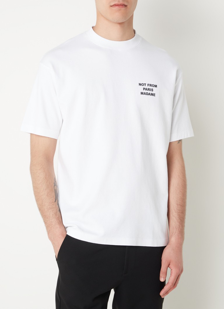 Drôle de Monsieur Le T-skjorte med trykk foran og bak