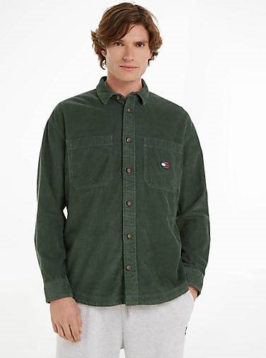 TOMMY-JEANS Herren Cordhemd CASUAL CORDUROY OVERSHIRT