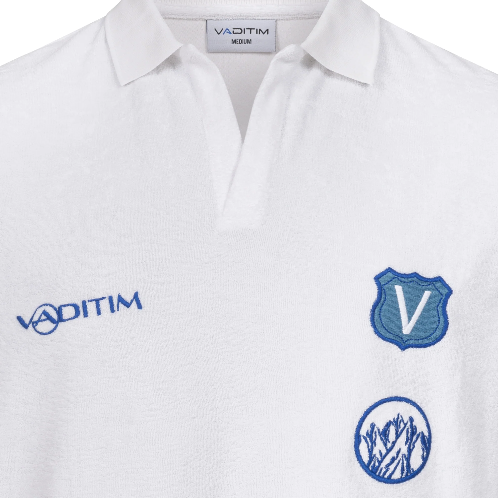 Patched Frottee Polo