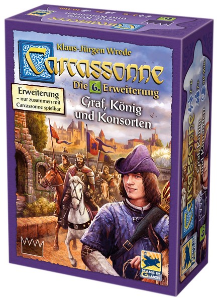 Carcassonne 2. Ed.: Graf, König und Konsorten (Erw. 6)