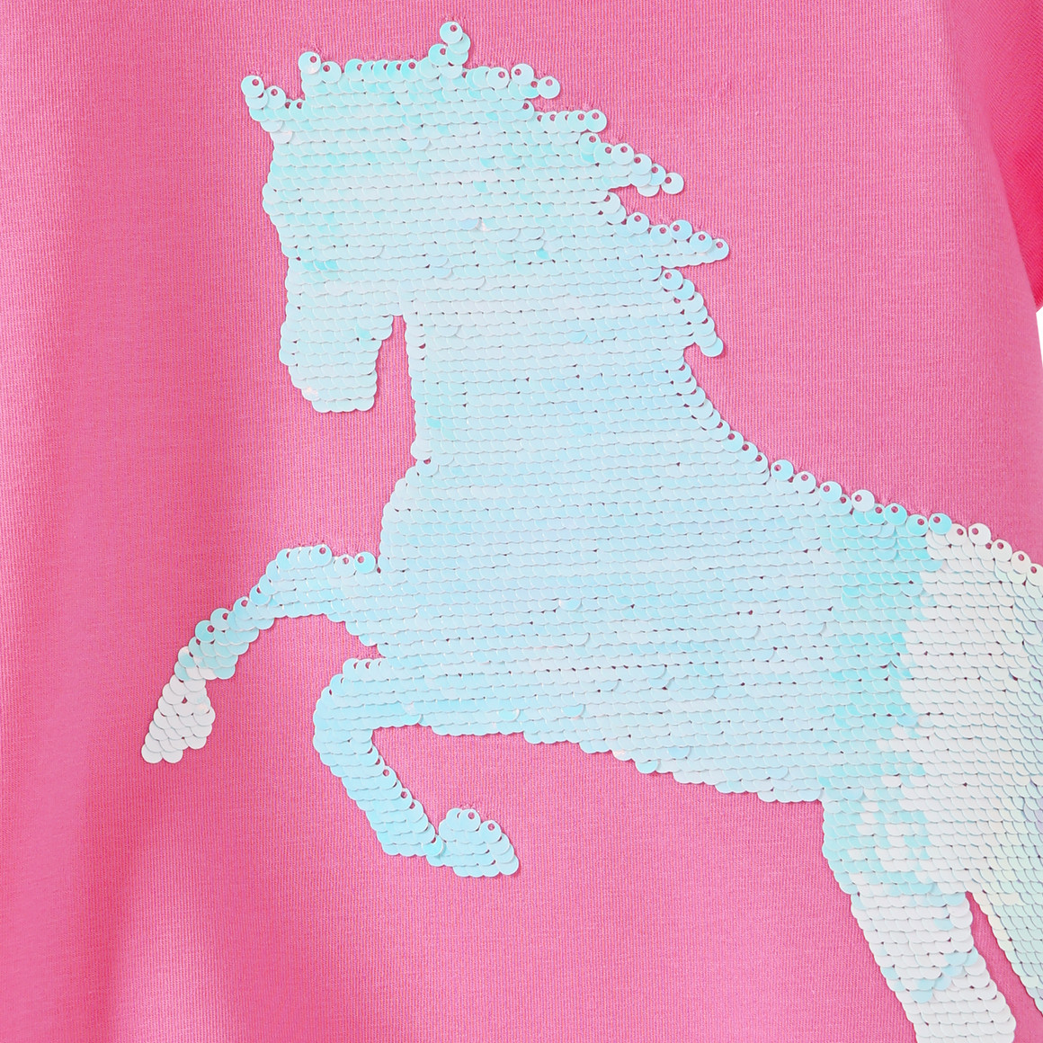 Mädchen T-Shirt mit Wendepailletten
