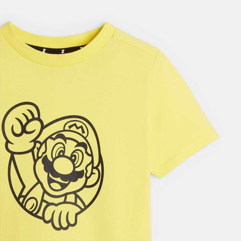 T-shirt Super Mario jaune mixte Z