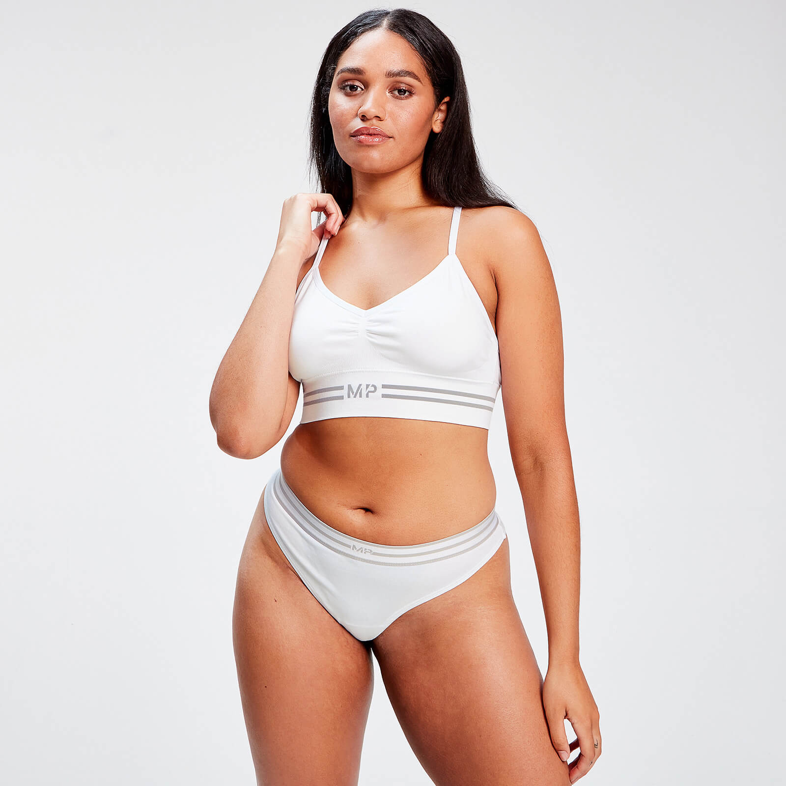 Brassière sans couture MP pour femmes – Blanc