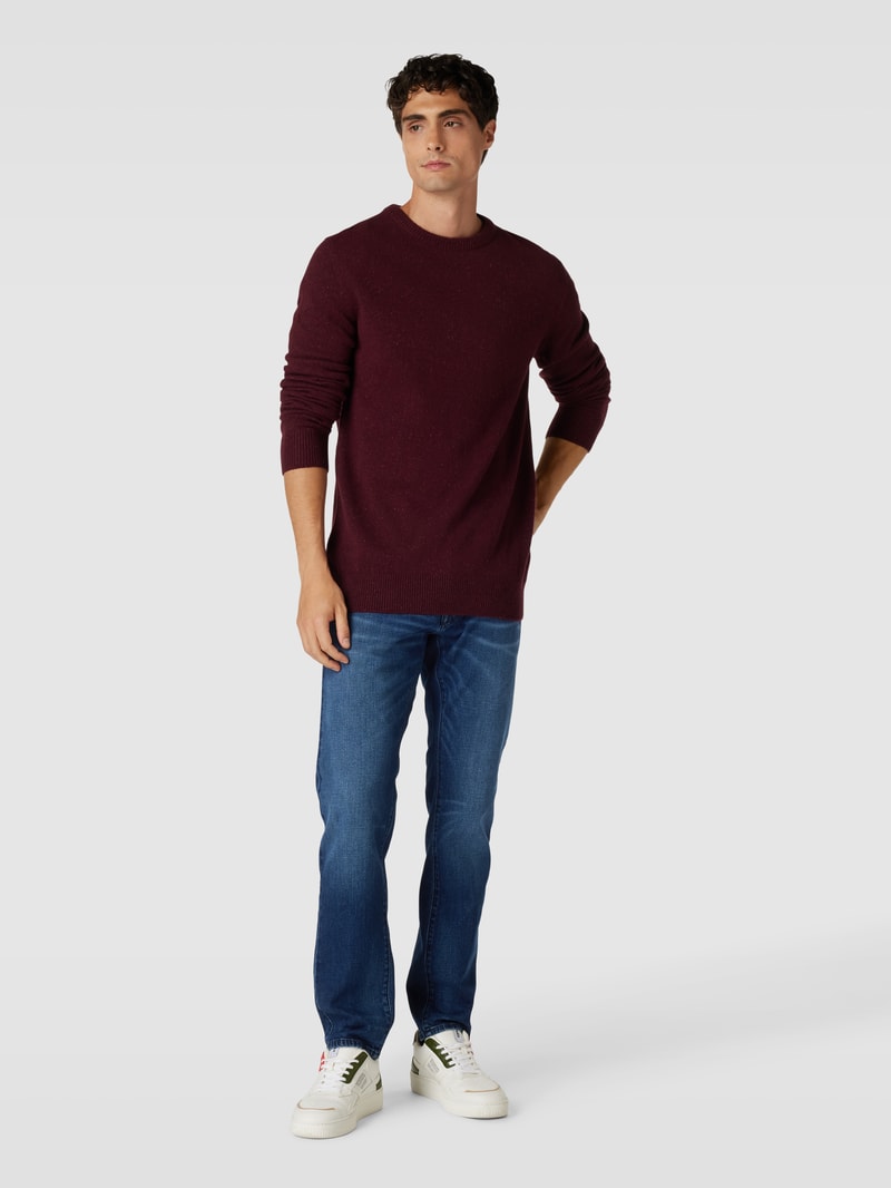 Jeans im 5-Pocket-Design Modell 'Lyon' in dunkelblau