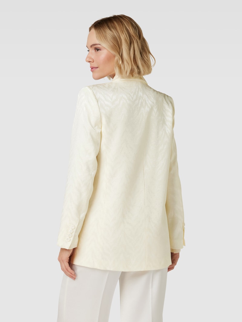 Blazer mit Allover-Muster Modell 'natalie' in offwhite