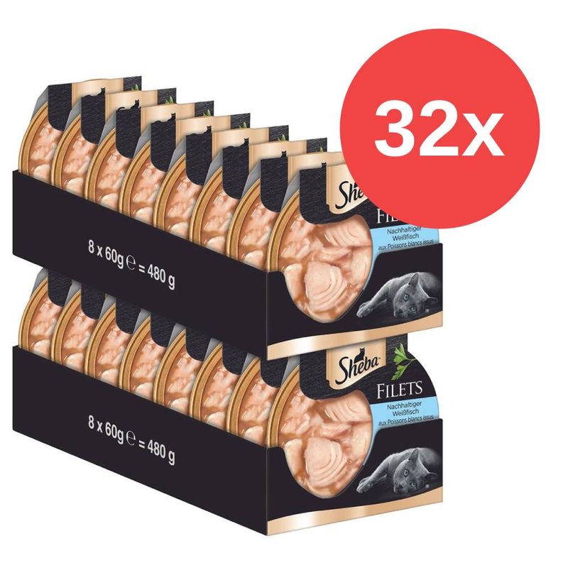 Sparpaket Sheba Filets 32 x 60 g zu TOP-Preisen