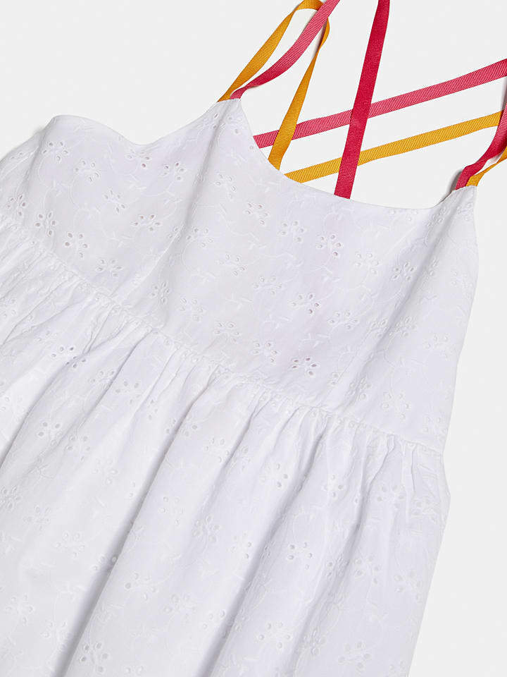 Sisley Kleid in Weiß günstig kaufen