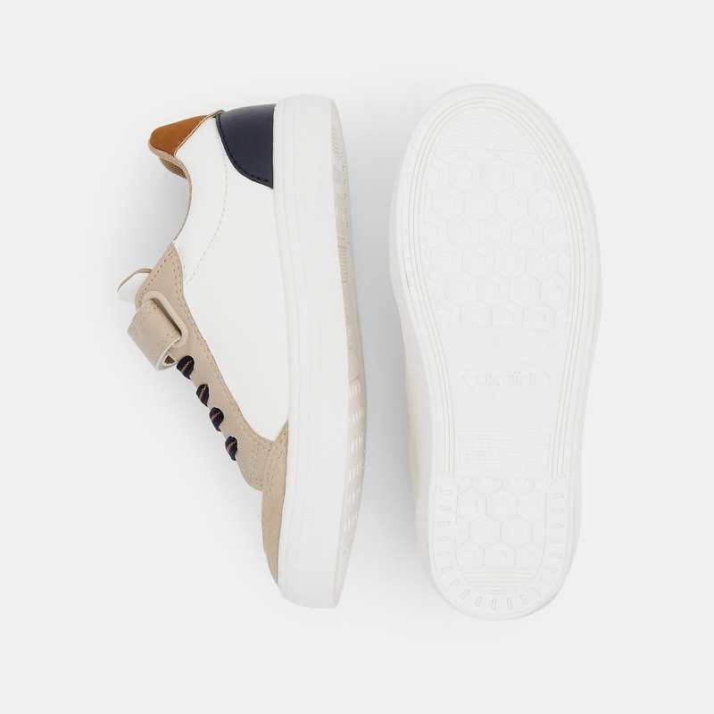 Baskets street basses beige garçon