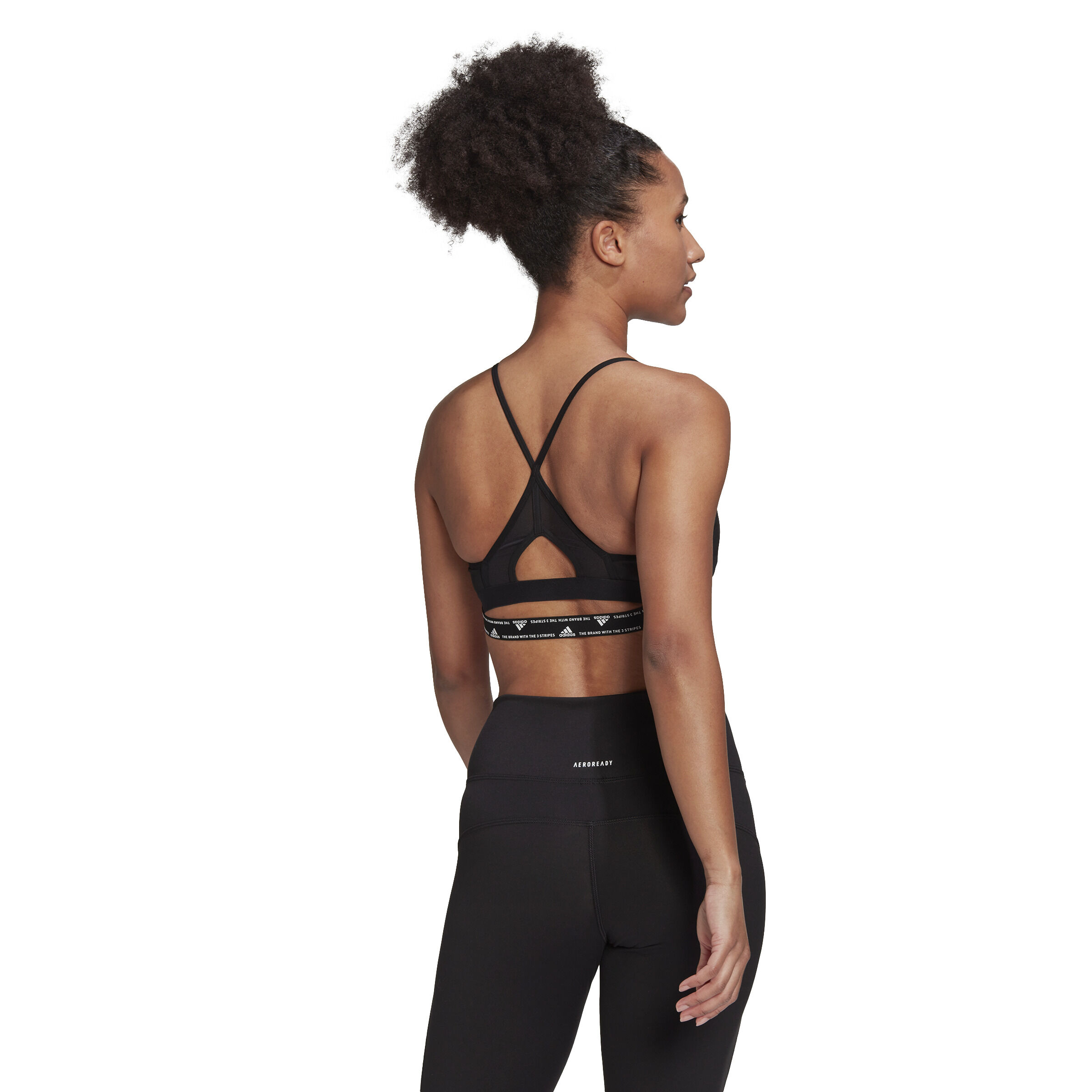 Aeroreact LS Sport-BH Damen - Schwarz