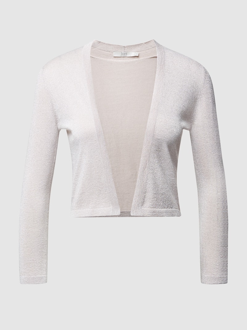 Bolero mit Effektgarn in rosa meliert