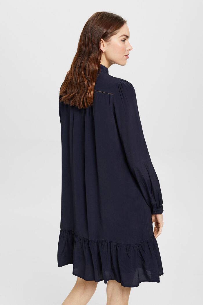 Hemdblusenkleid mit verdeckter Knopfleiste