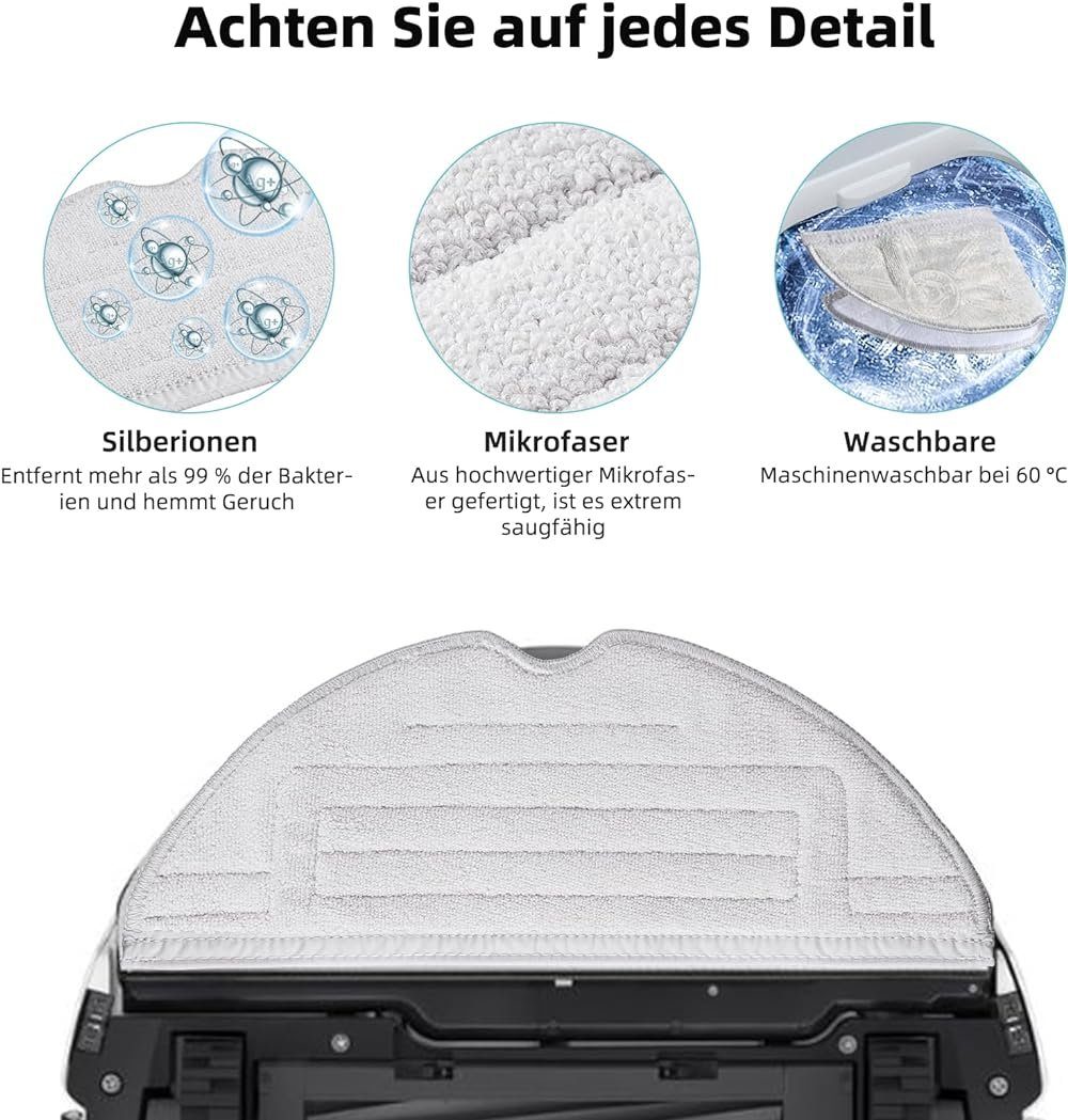 XDOVET Staubsaugerdüsen-Set 17 Stück Zubehör Ersatzteile für Roborock S8 / S8+ Saugroboter mit, (17-tlg)