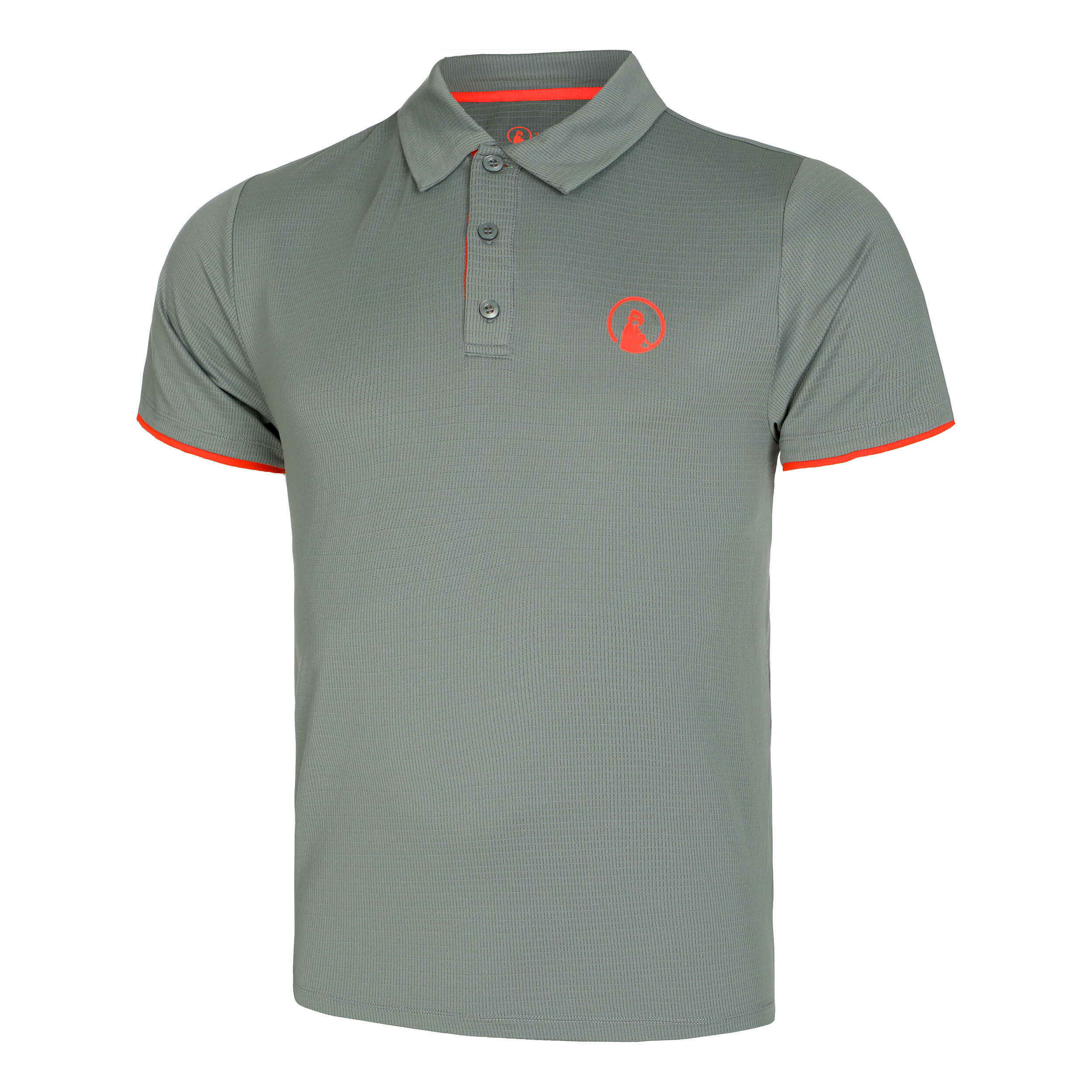 Ace Polo Herren - Salbei, Rot
