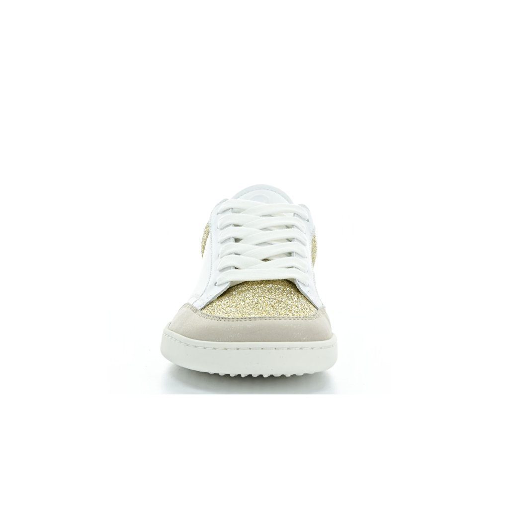 Shapen Charm Light Gold Leather Barfuß-Halbschuhe